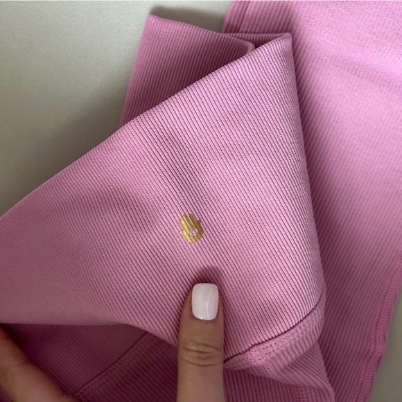 Spiritual Gangster Candy Pink Wrap Front Seamless Leggings - Picture 7 of 9